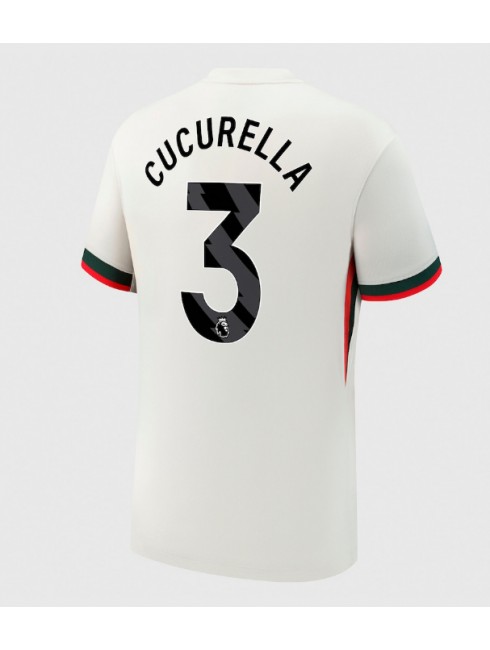 Chelsea Marc Cucurella #3 Replika Borta Kläder 2025-26 Kortärmad Chelsea Marc Cucurella #3 Replika Borta Kläder 2025-26 Kortärmad